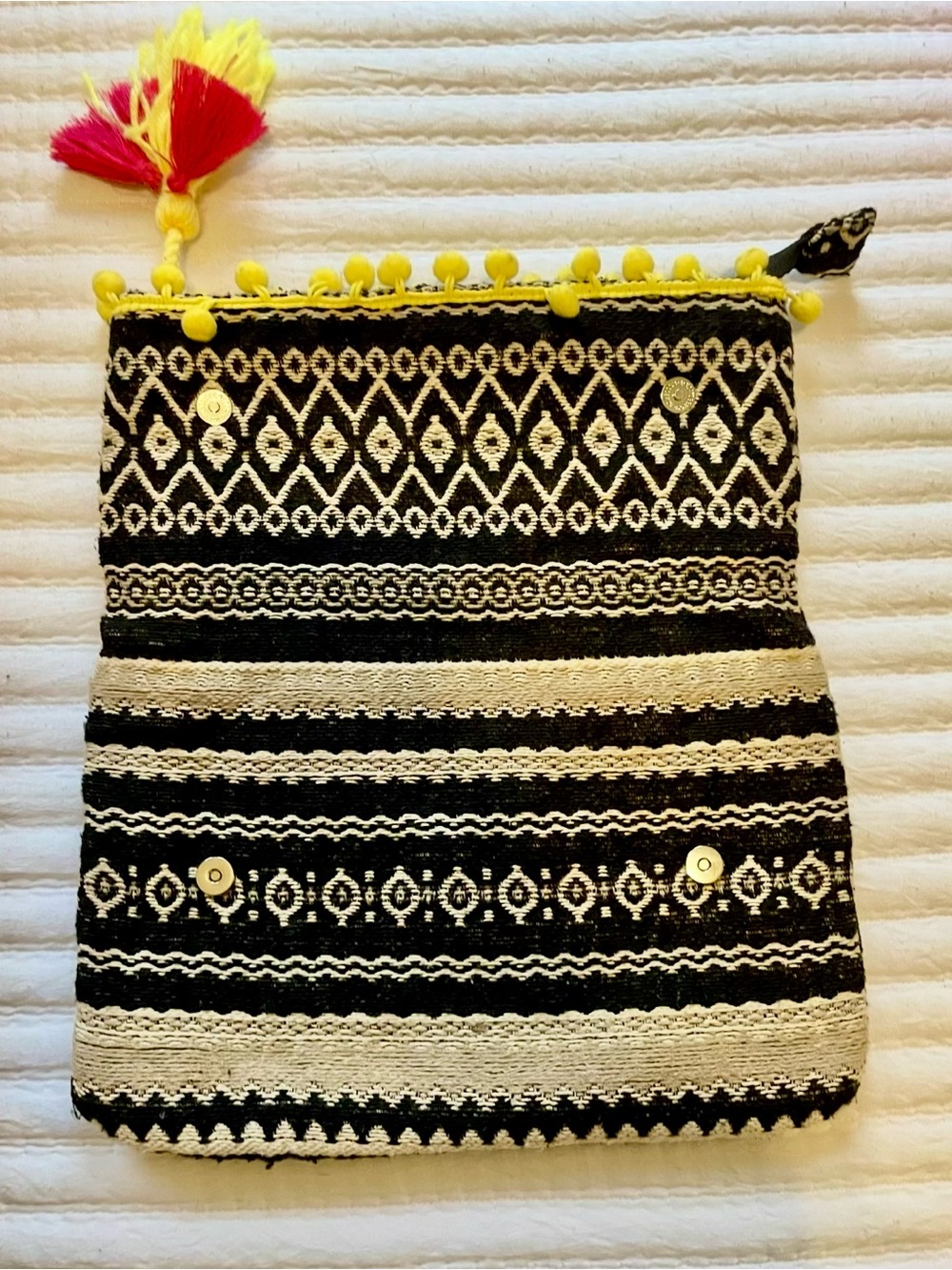 Bohemian Style Woven Clutch - Picture 2 of 10